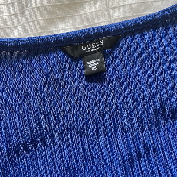 Guess Los Angles Deep V Sleeveless Ribbed Bodysuit - Picture 5 of 6